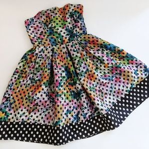 Corey Lynn Calter Floral Polka Dot Dress